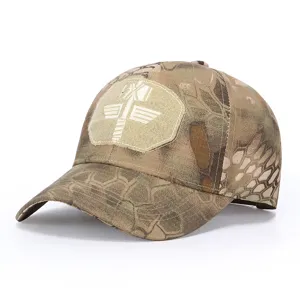 Cappellino da baseball mimetico tattico per escursionismo all'aperto e protezione solare.