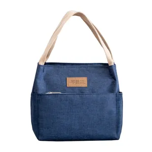 Bolsa de almuerzo aislada impermeable bolso térmico portátil para trabajo escuela oficina