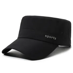 Herren Sommer schnelltrocknende flache Schirmmütze Outdoor Freizeit atmungsaktive Kappe