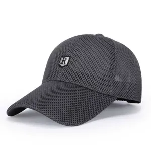 Gorra de béisbol de malla de verano para hombre transpirable secado rápido sombrero de sol aire libre