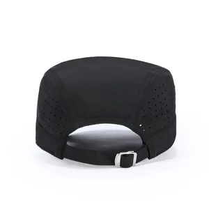 Men Quick Drying Flat Top Cap Summer Breathable Mesh Sun Protection Outdoor Casual Hat