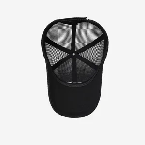 Mens black mesh baseball cap lightweight breathable summer outdoor sun protection hat