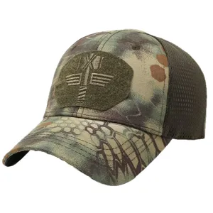 Camouflage tactical baseball cap breathable military training outdoor sun hat main view