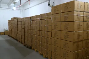 Factory warehouse bulk stock cardboard boxes packaging storage display for wholesale order