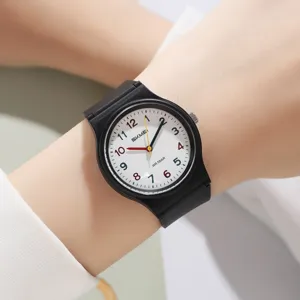 Skmei colorful digital quartz watch for students, 50m waterproof casual wristwatch.