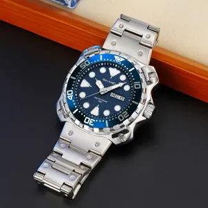 Men Business Quartz Watch Stainless Steel Strap Waterproof Calendar Display Casual Wristwatch