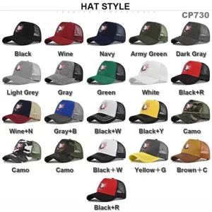 Classic mesh baseball hat with eagle print, breathable design, multiple colors available for men.