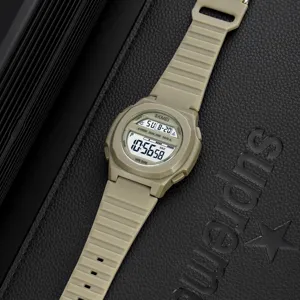 SKMEI men's fashion outdoor digital sports watch waterproof luminous khaki wrist watch