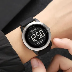 Skmei big screen digital sports watch for students with multi-functional timing and luminous display