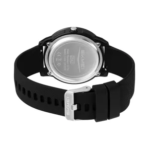 SKMEI men women sports digital watch 5ATM waterproof electronic wristwatch with silicone strap
