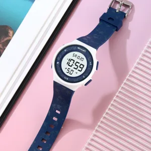 SKMEI student digital watch casual waterproof silicone strap sports electronic watch for youth