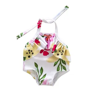Sommertag Blumen Halter Badeanzug Detail für 45cm Puppen Kleidung Zubehör.
