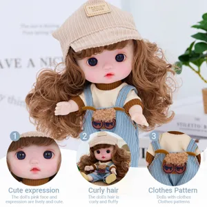 9-inch vinyl doll movable joints princess dress-up cute toy gift for girls detail view