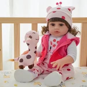 Reborn doll clothes set for 18-22 inch simulation baby doll cute spring autumn outfit.