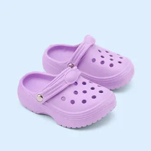 Simpatici mini zoccoli da giardino viola bambini animale giocattolo scarpe traspiranti