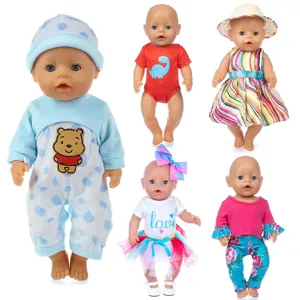 Simpatico Set di Vestiti per Bambole in Tessuto per Bambola da 45CM Gioco di Finzione Vestito da Giocattolo per Bambini Accessorio