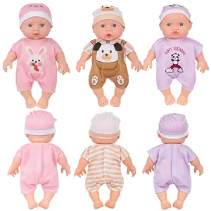 25cm vinyl baby doll cute simulation infant toy with clothes multi styles main image