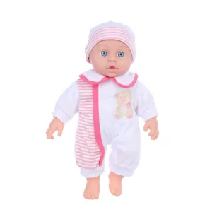 Realistische Soft Vinyl Körper Reborn Babypuppe Mit Kleidung Süße Gefüllte Baumwolle Simulation Puppe Spielzeug Für Kinder