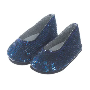 Glitzernde Puppenschuhe Zubehör für 18 Zoll amerikanische Mädchen Puppen 43cm Detail