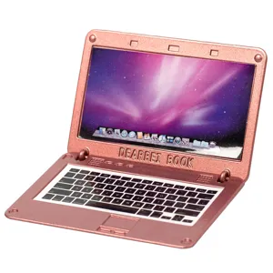 1:6 Puppenhaus Miniatur Rosa Laptop Modell Spielzeug Puppen Zubehör Computer Requisite