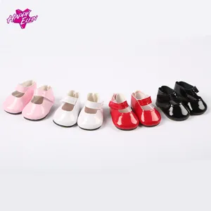 18 Zoll American Girl Puppenschuhe 43cm Puppe Lackleder Mary Jane Schuhe 4er Set bunt