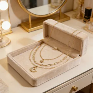 Fashion multi-layer necklace with rhinestone star moon letter pendant for women daily wear.