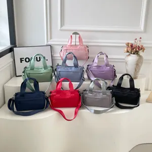Verano nuevo versátil mujeres nylon bolso bandolera ocio bolso de mano gran capacidad