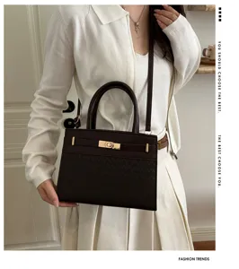 Minimalistische dames schoudertas elegante woon-werk handtas retro handvat tas casual tote tas