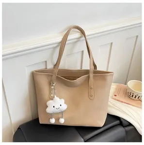 Bolso tote casual de gran capacidad para mujer, elegante bolso de mano y bolso de hombro.