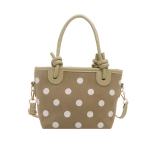 Sac seau a pois tendance sac a bandouliere pour femmes quotidien navette loisir