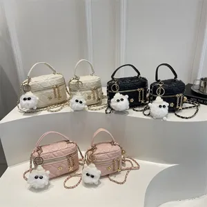 Bolso cruzado acolchado de cadena de moda para mujer lujo diseñador mini bolso de mano