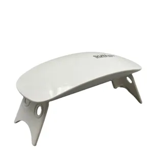 Mini Lámpara de Uñas UV LED Secador de Uñas Portátil Plegable Con Forma de Ratón Para Curado de Esmalte en Gel Luz USB Manicura