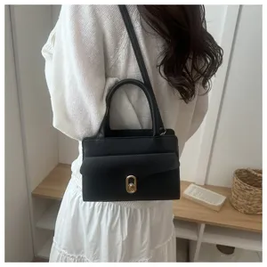 Borsa da donna stile coreano semplice casual borsa a tracolla moda borsa spalla elegante