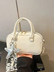 Korean fashion women's handbag casual shoulder messenger bag with star pendant