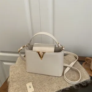 Borsa a tracolla donna piccola quadrata elegante borsa a mano in pelle PU casual