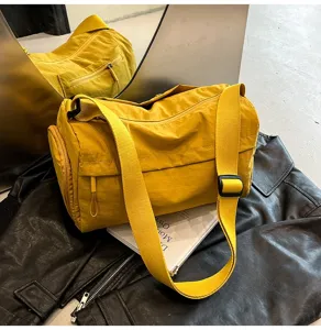 Unisex casual νάιλον τσάντα χιαστί ταξιδιού μεγάλη τσάντα ώμου για καθημερινή χρήση.