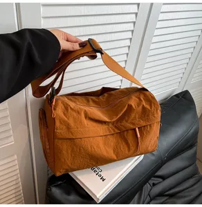 Unisex casual νάιλον τσάντα χιαστί ελαφριά ταξιδιού ώμου μεγάλη χωρητικότητα καθημερινή