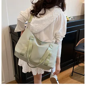 Koreanischer minimalistischer Fitnessbeutel grosse Kapazitaet Reisetasche fuer Damen und Yoga.