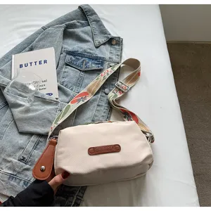 Verdikte oxford stoffen dames schoudertas casual veelzijdige stijlvolle crossbody tas nieuw