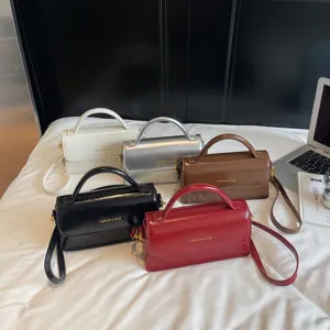 Fashion women shoulder bag autumn winter PU leather crossbody handbag casual small square bag