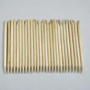 Professional Wooden Cuticle Pusher Nail Art Orange Wood Sticks Manicure Pedicure Tools Double Head Nail Art Supplies