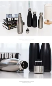 Stainless steel vacuum flask cola bottle insulated travel water bottle sports cup drinkware