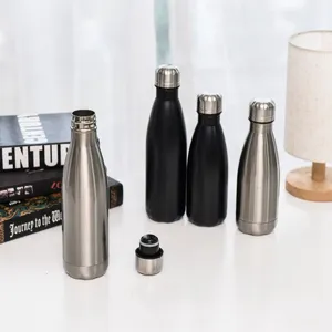 Stainless Steel Vacuum Insulated Cola Bottle Portable Travel Sports Water Cup Metal Thermos Flask For Office And Outdoor