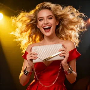 Elegant women evening clutch bag pleated shoulder crossbody bag for party banquet wedding events