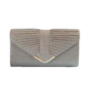 Elegante Borsa da Sera Glitter Donna per Festa Prom Busta Pochette Borsa a Mano