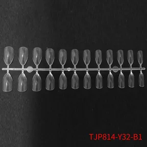 Tip per Unghie Press On Trasparenti Bianche in Plastica Unghie Finte Copertura Completa DIY Forniture per Extension Nail Art per Donne