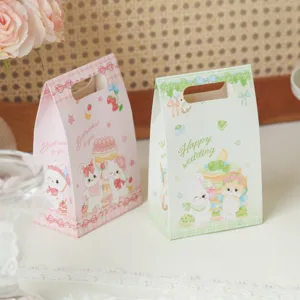 Niedliche Papier Süßigkeiten Geschenkbox Hochzeit Gastgeschenk Tasche für Geburtstag