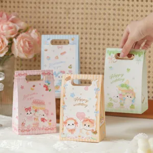 Süße Cartoon Süßigkeitentüten Papiertüten für Hochzeit Geburtstag Babyparty Geschenke