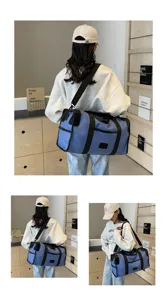 Large capacity travel duffel bag for men and women, casual shoulder cross body bag.