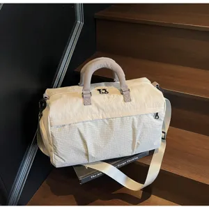 Large capacity gym bag travel duffel bag waterproof multi-functional casual training luggage